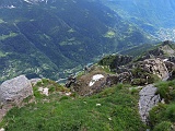 Dalla Vetta del Teggiolo sul fondovalle.....